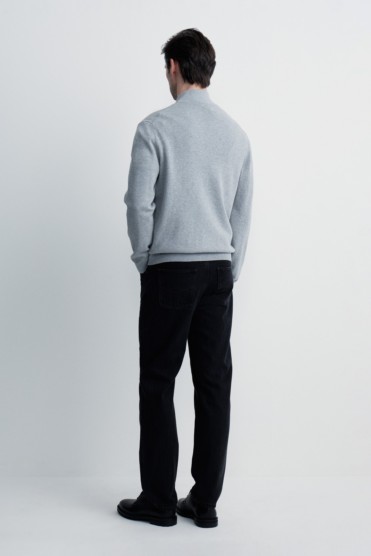 Кардиган из хлопка на молнии