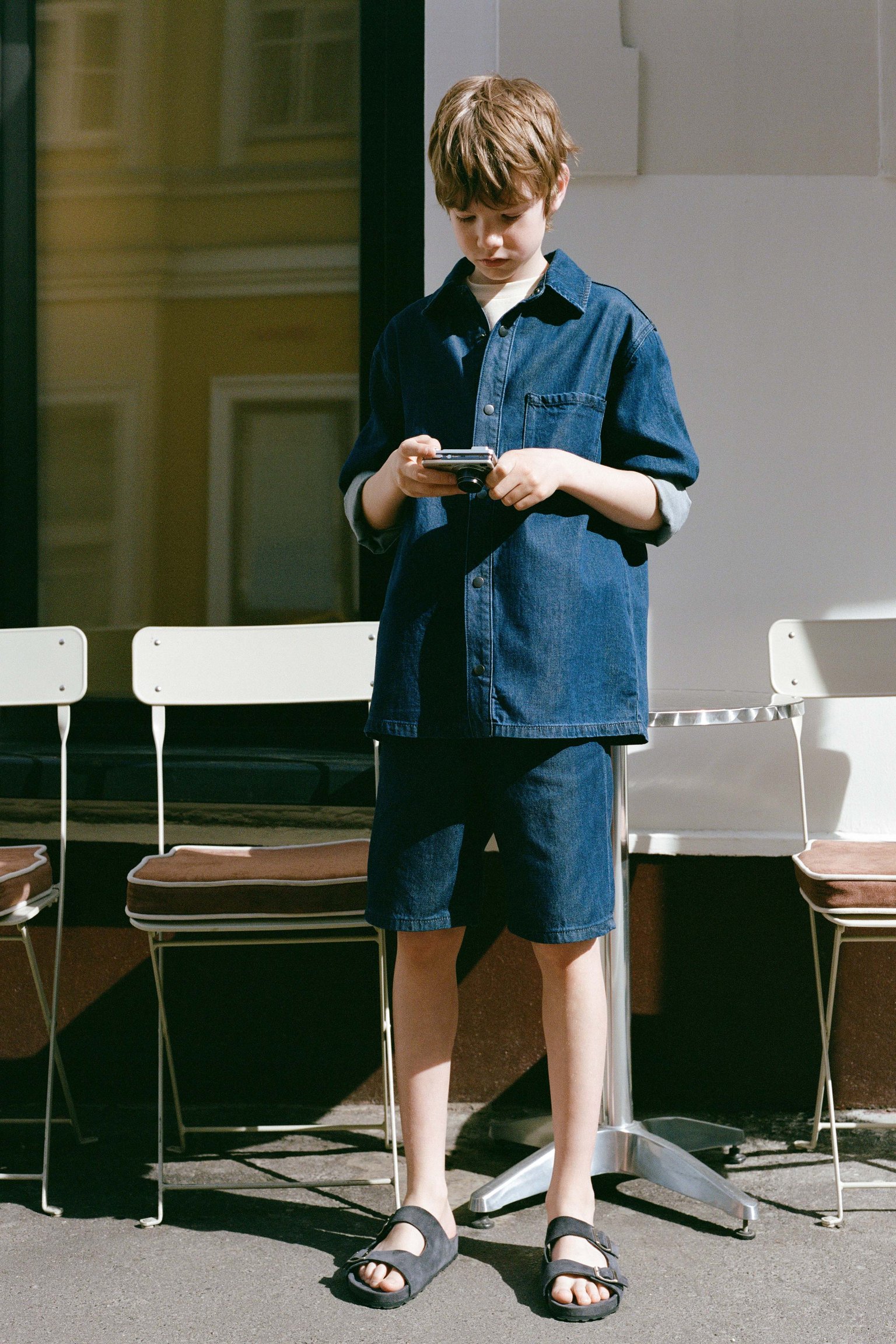 Джинсовые шорты из лиоцелла и хлопка