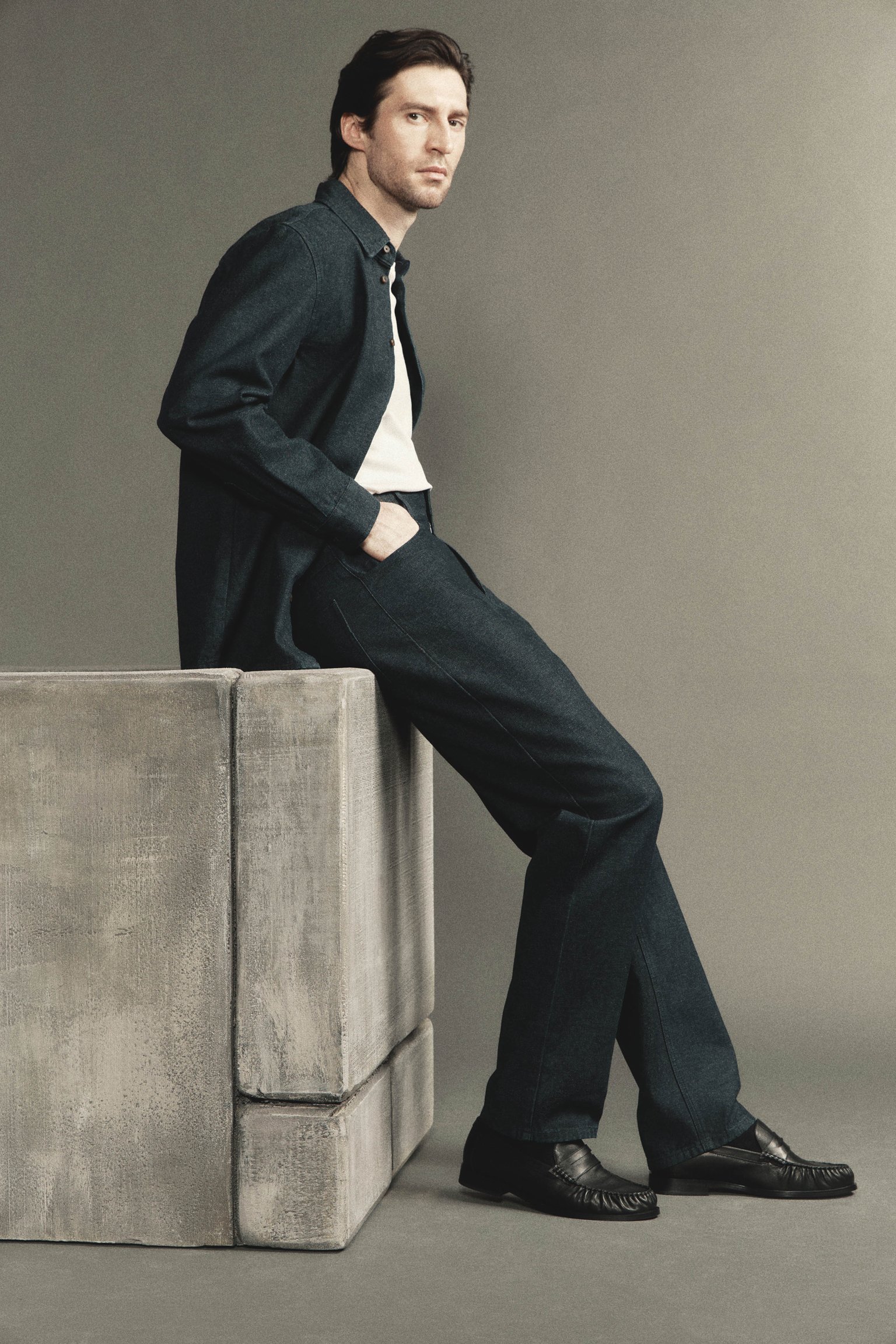 Кожаные пенни-лоферы
